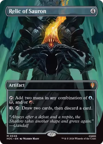 Relic of Sauron (Borderless) (46), The Hobbit: Eternal-Legal — Magic card price