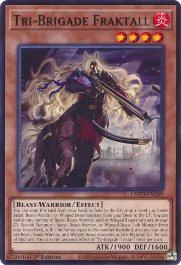Tri-Brigade Fraktall (LAVD-ENL09), Legendary Arc-V Decks — Yu-Gi-Oh! card price