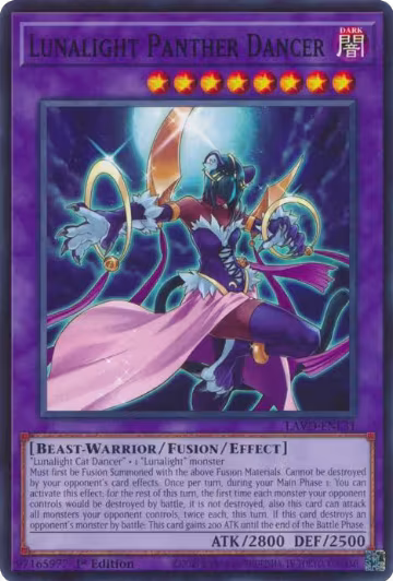 Lunalight Panther Dancer (LAVD-ENL31), Legendary Arc-V Decks — Yu-Gi-Oh! card price