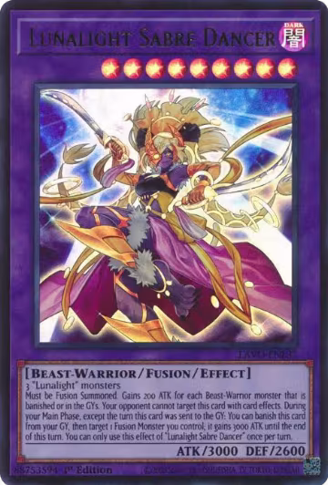 Lunalight Sabre Dancer (LAVD-ENL33), Legendary Arc-V Decks — Yu-Gi-Oh! card price
