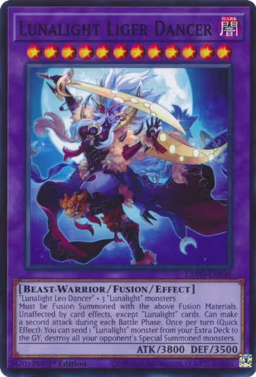 Lunalight Liger Dancer (LAVD-ENL34), Legendary Arc-V Decks — Yu-Gi-Oh! card price