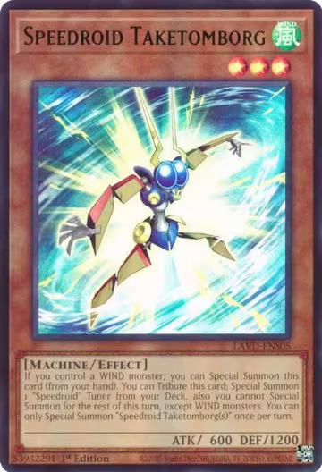 Speedroid Taketomborg (UR) (LAVD-ENS05), Legendary Arc-V Decks — Yu-Gi-Oh! card price