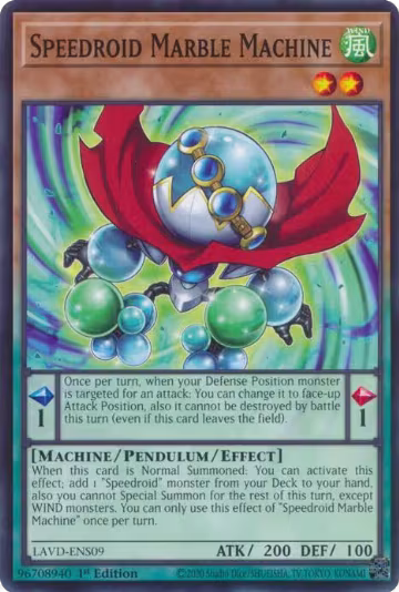 Speedroid Marble Machine (LAVD-ENS09), Legendary Arc-V Decks — Yu-Gi-Oh! card price