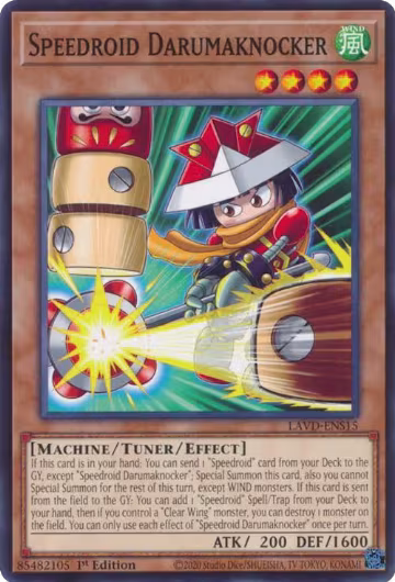 Speedroid Darumaknocker (UR) (LAVD-ENS15), Legendary Arc-V Decks — Yu-Gi-Oh! card price