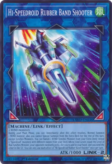 Hi-Speedroid Rubber Band Shooter (LAVD-ENS36), Legendary Arc-V Decks — Yu-Gi-Oh! card price