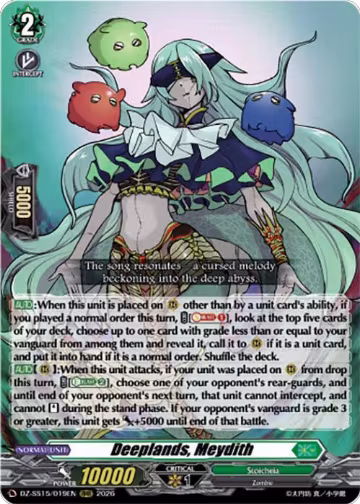 Deeplands, Meydith (DZ-SS15/019EN), DZ-SS15: The Legendary Vanguards — Vanguard card price