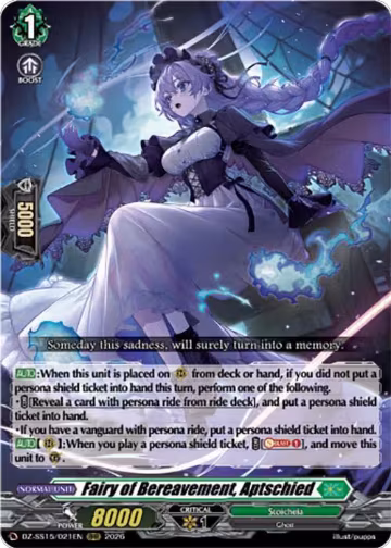 Fairy of Bereavement, Aptschied (DZ-SS15/021EN), DZ-SS15: The Legendary Vanguards — Vanguard card price