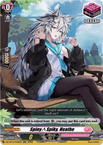 SpinySpiky, Heathe (DZ-SS15/048EN), DZ-SS15: The Legendary Vanguards — Vanguard card price