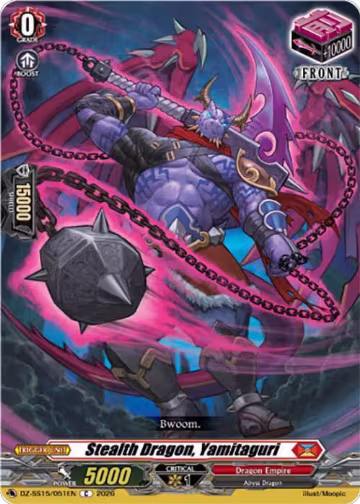 Stealth Dragon, Yamitaguri (DZ-SS15/051EN), DZ-SS15: The Legendary Vanguards — Vanguard card price
