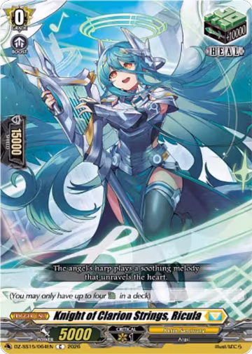 Knight of Clarion Strings, Ricula (DZ-SS15/064EN), DZ-SS15: The Legendary Vanguards — Vanguard card price