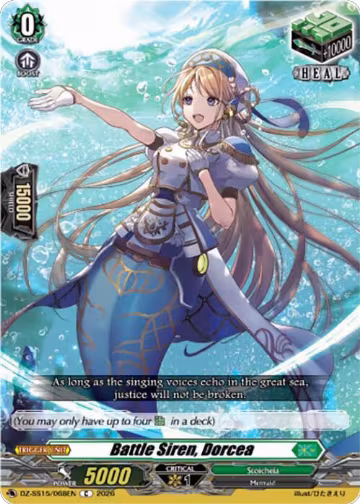 Battle Siren, Dorcea (DZ-SS15/068EN), DZ-SS15: The Legendary Vanguards — Vanguard card price