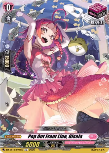 Pop Out Front Line, Gisela (DZ-SS15/071EN), DZ-SS15: The Legendary Vanguards — Vanguard card price