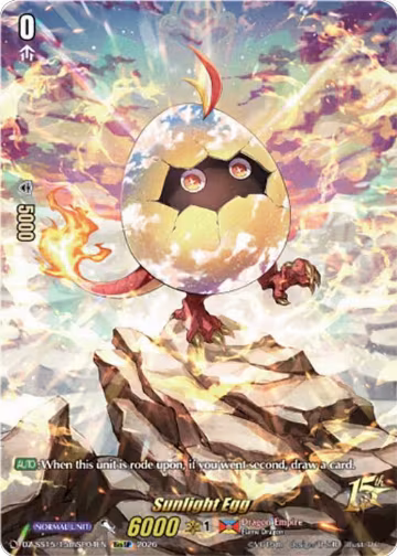 Sunlight Egg (15thSP) (DZ-SS15/15thSP04EN), DZ-SS15: The Legendary Vanguards — Vanguard card price