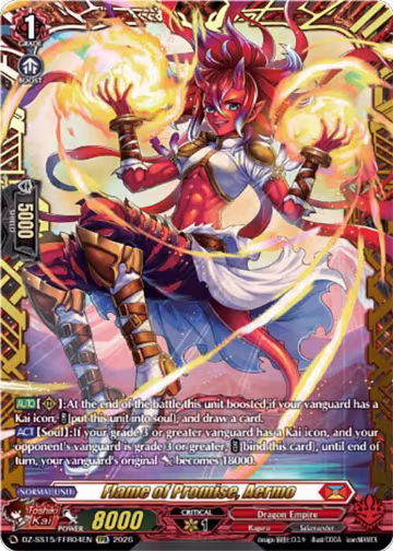 Flame of Promise, Aermo (FFR) (DZ-SS15/FFR04EN), DZ-SS15: The Legendary Vanguards — Vanguard card price
