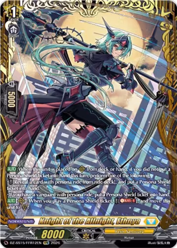 Knight of the Allnight, Ethnya (FFR) (DZ-SS15/FFR12EN), DZ-SS15: The Legendary Vanguards — Vanguard card price