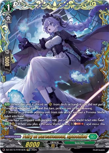 Fairy of Bereavement, Aptschied (FFR) (DZ-SS15/FFR18EN), DZ-SS15: The Legendary Vanguards — Vanguard card price