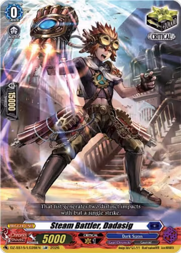 Steam Battler, Dadasig (DZ-SS15/LG28EN), DZ-SS15: The Legendary Vanguards — Vanguard card price