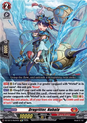 Dragritter, Nahala (DZ-SS15/Re04EN), DZ-SS15: The Legendary Vanguards — Vanguard card price