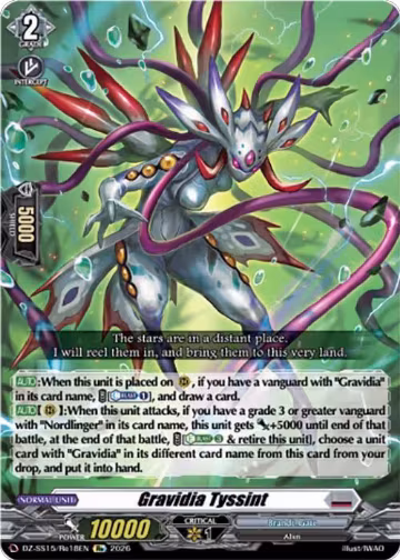 Gravidia Tyssint (DZ-SS15/Re18EN), DZ-SS15: The Legendary Vanguards — Vanguard card price