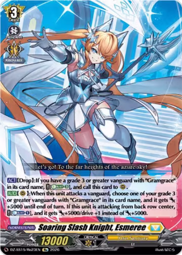 Soaring Slash Knight, Esmeree (DZ-SS15/Re23EN), DZ-SS15: The Legendary Vanguards — Vanguard card price