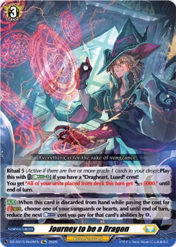 Journey to be a Dragon (DZ-SS15/Re28EN), DZ-SS15: The Legendary Vanguards — Vanguard card price