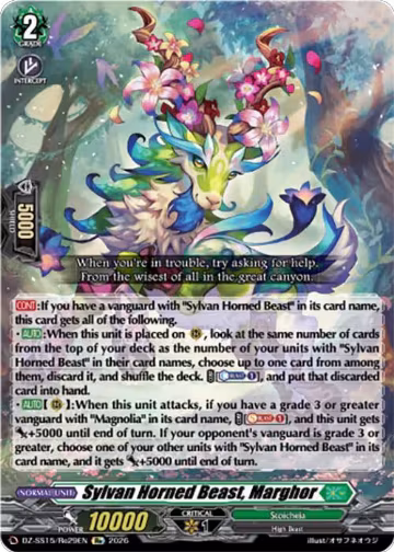 Sylvan Horned Beast, Marghor (DZ-SS15/Re29EN), DZ-SS15: The Legendary Vanguards — Vanguard card price