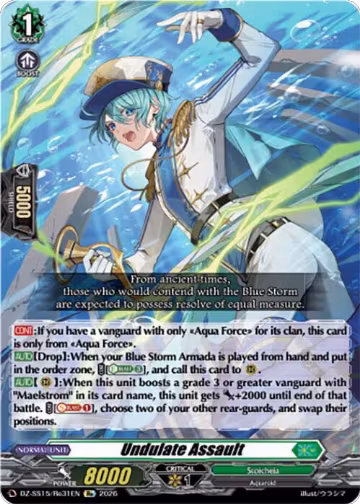 Undulate Assault (DZ-SS15/Re31EN), DZ-SS15: The Legendary Vanguards — Vanguard card price
