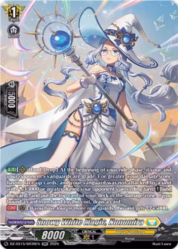 Snowy White Magic, Nonomira (SR) (DZ-SS15/SR39EN), DZ-SS15: The Legendary Vanguards — Vanguard card price