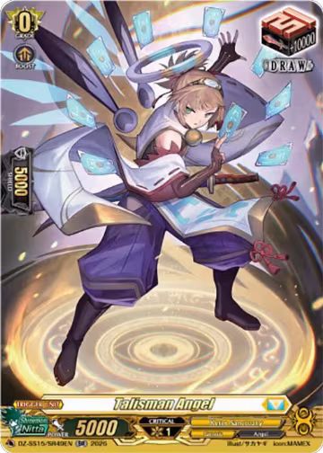 Talisman Angel (SR) (DZ-SS15/SR49EN), DZ-SS15: The Legendary Vanguards — Vanguard card price