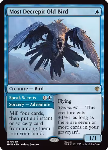 Most Decrepit Old Bird (49), The Hobbit — Magic card price