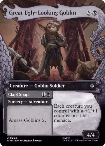 Great Ugly-Looking Goblin (Showcase) (223), The Hobbit — Magic card price