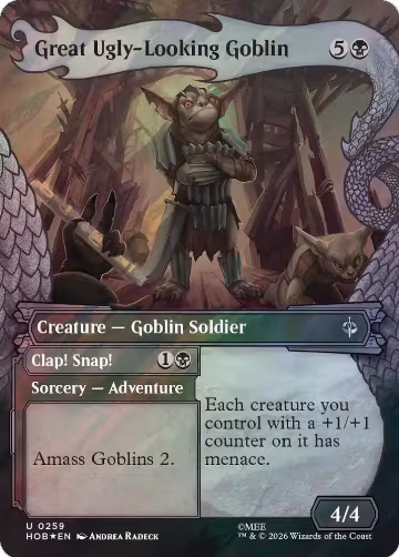 Great Ugly-Looking Goblin (Showcase) (Surge Foil) (259), The Hobbit — Magic card price