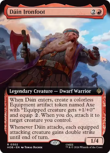 Dain Ironfoot (Extended Art) (302), The Hobbit — Magic card price