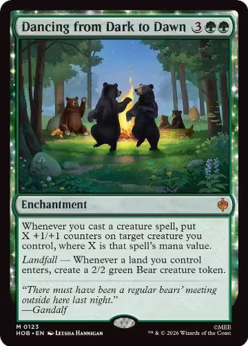 Dancing from Dark to Dawn (123), The Hobbit — Magic card price