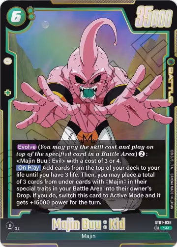 Majin Buu : Kid - ST01-038 (ST01-038), Story Booster 01 — DB Fusion card price