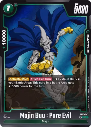 Majin Buu : Pure Evil - ST01-041 (ST01-041), Story Booster 01 — DB Fusion card price