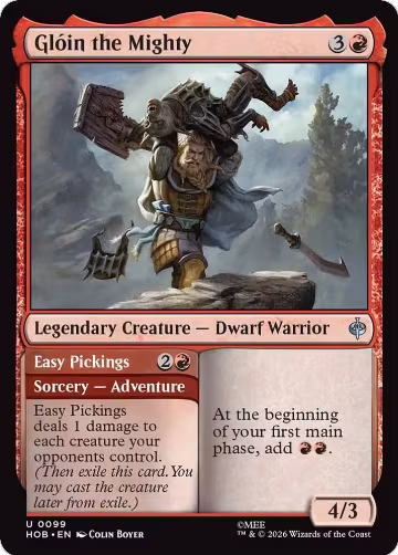 Gloin the Mighty (99), The Hobbit — Magic card price