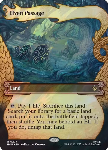 Elven Passage (Showcase) (Surge Foil) (274), The Hobbit — Magic card price