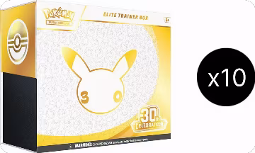 30th Celebration Elite Trainer Box Case, 30th Celebration — Pokémon sealed product price