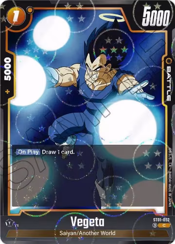 Vegeta - ST01-052 (Dragon Ball Pattern) (ST01-052), Story Booster 01 — DB Fusion card price