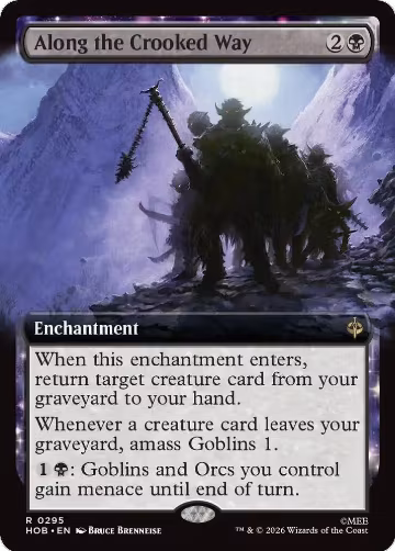Along the Crooked Way (Extended Art) (295), The Hobbit — Magic card price