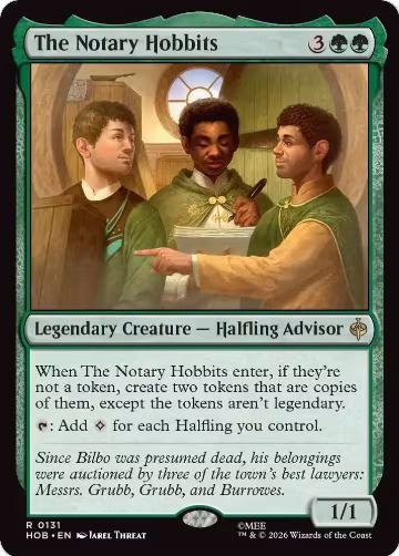 The Notary Hobbits (131), The Hobbit — Magic card price