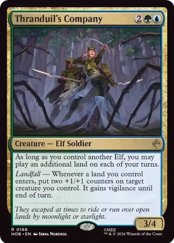 Thranduil's Company (168), The Hobbit — Magic card price