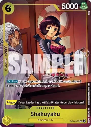 Shakuyaku (One Piece Card Game Illustration Box Vol. 7) (OP14-107), One Piece Promotion Cards — One Piece card price
