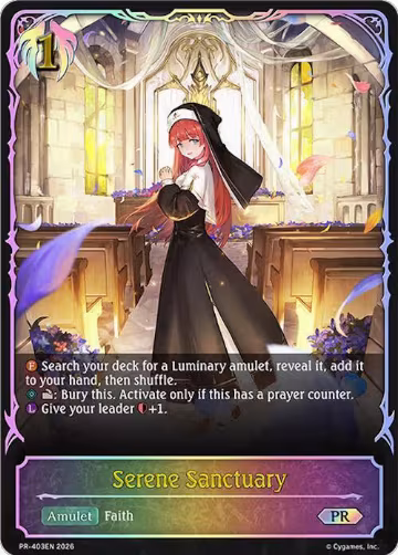 Serene Sanctuary (PR-403EN), Shadowverse: Evolve Promo Cards — Shadowverse card price