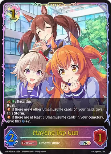 Mayano Top Gun (PR-420EN), Shadowverse: Evolve Promo Cards — Shadowverse card price