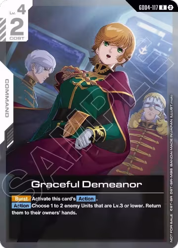 Graceful Demeanor (Newtype Challenge 2026 Mission 4) (GD04-117), Gundam Promotional Cards — Gundam card price