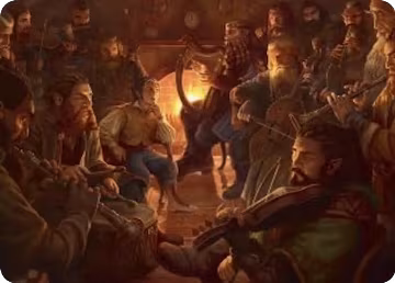 An Unexpected Party Art Card (6), Art Series: The Hobbit — Magic card price
