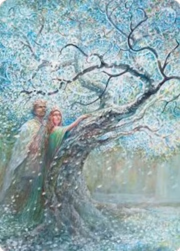 Flowering of the White Tree Art Card (27), Art Series: The Hobbit — Magic card price