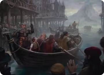 Uneasy Partings Art Card (14), Art Series: The Hobbit — Magic card price